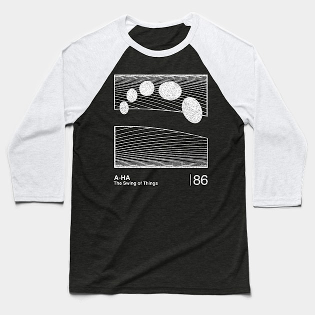 The Swing Of Things  / Minimalist Graphic Fan Artwork Design Baseball T-Shirt by saudade